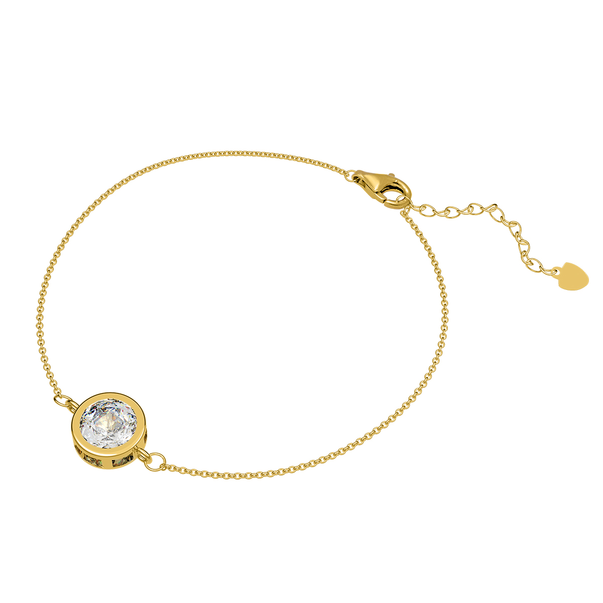 Picture of Juvenis Sparkle Gold Bracelet JLJ-CG21B1624S-G-BR